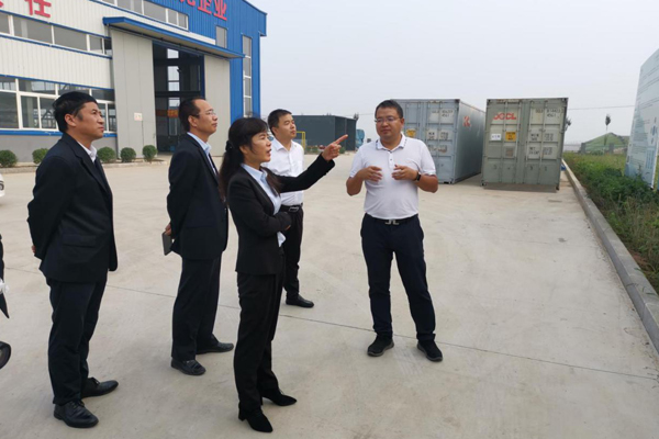 陜西航天建設集團有限公司總經理、黨委副書記謝明娟率隊赴遼寧一諾環保產業集團開展考察調研工作