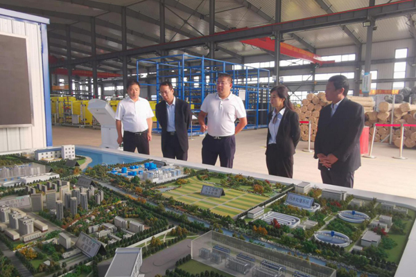 陜西航天建設集團有限公司總經理、黨委副書記謝明娟率隊赴遼寧一諾環保產業集團開展考察調研工作